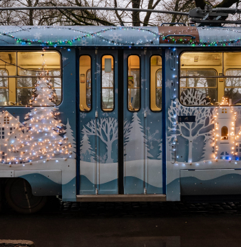 Rīga izgreznota Ziemassvētku noskaņās.