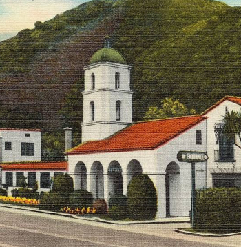 Pirmais Kalifornijas motelis 1940. gadā.