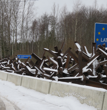 Latvijas Baltkrievijas robeža. 