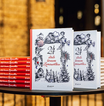 Grāmata "24 stāsti bērniem Ziemassvētkos" baudāma kā adventes kalendārs – pa vienam stāstam 24 decembra dienām līdz pat svētku vakaram.