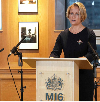 Britu izlūkdienesta MI6 jaunā priekšniece Bleiza Metreveli: "Informācija, kas kādreiz bija vienojošs spēks, aizvien vairāk tiek padarīta par ieroci."