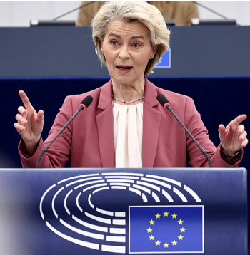 Eiropas Komisijas priekšsēdētāja Urzula fon der Leiena trešdien Strasbūrā uzrunāja Eiropas Parlamentu un uzsvēra gaidāmā Eiropas Savienības līderu samita nozīmi. "Vakardienas miers ir pagājis. Mums nav laika nodoties nostalģijai," brīdināja Eiropas Komisijas vadītāja.