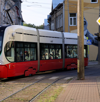 Tramvajs Liepājā.