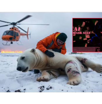 Mākslīgā intelekta radīts zvēru glābšanas video. 