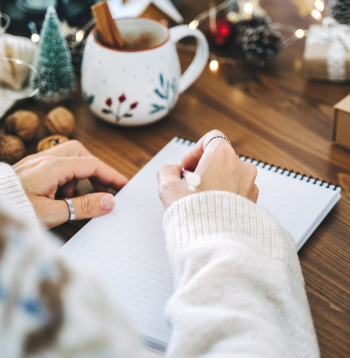 Brīnišķīgs Ziemas saulgriežu rituāls ir vēstules rakstīšana savam sargeņģelim.