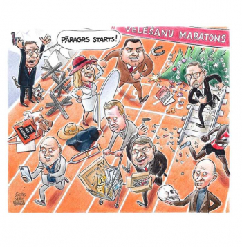 Zīmē Gatis Šļūka. Pāragrs starts!