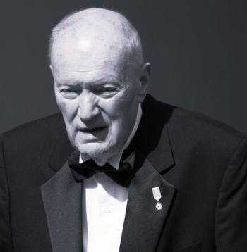 Valsts eksprezidentes Vairas Vīķes-Freibergas kungs Imants Freibergs ierodas uz sarīkojumu par godu jaunievēlētā Valsts prezidenta Edgara Rinkēviča inaugurācijai Rīgas pilī.