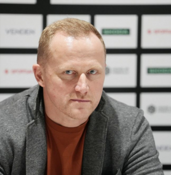 Latvijas U-20 hokeja izlases treneris Artis Ābols. 