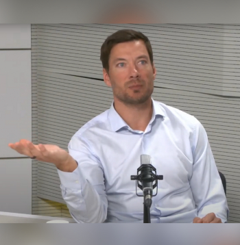 Ekrānuzņēmums no intervijas.