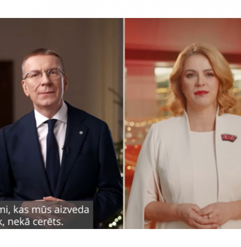 Latvijas Valsts prezidenta Edgara Rinkēviča un Ministru prezidentes Evikas Siliņas uzrunas.