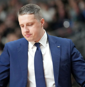 "VEF Rīga" galvenais treneris Mārtiņš Gulbis. 