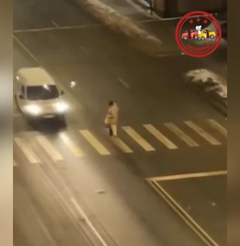 Ekrānuzņēmums no notikuma vietas.