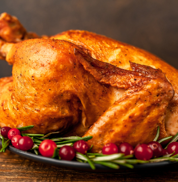 Vista dzērveņu marinādē.