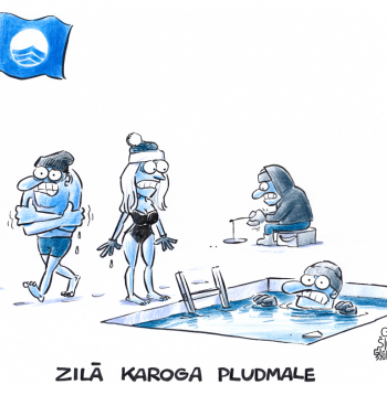 Zīmē Gatis Šļūka: Ziemas pludmale Zīmē Gatis Šļūka: Ziemas pludmale