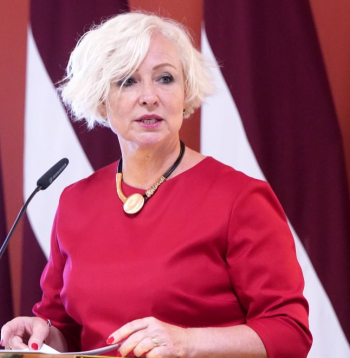 Saeimas priekšsēdētāja Daiga Mieriņa.