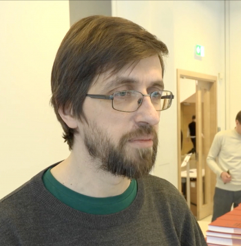 Viesturs Ķerus, ornitologs, viens no Sarkanās grāmatas autoriem.