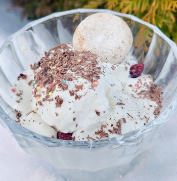 Saldējums sniegā. Saldējums sniegā.