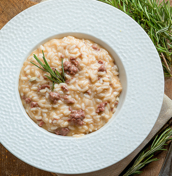 Risoto ar kupātiem.