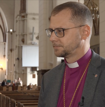 Evaņģēliski luteriskās baznīcas arhibīskaps Rinalds Grants.