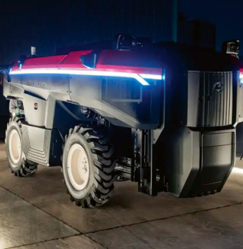 'Kubota Versatile Platform Robo' traktors. 'Kubota Versatile Platform Robo' traktors.