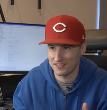 Programmatūras inženieris Elviss Strazdiņš.