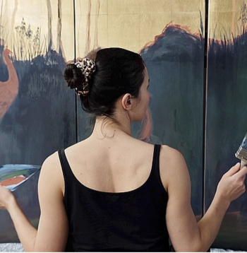 Arī vecu aizslietni var padarīt kā gleznu.