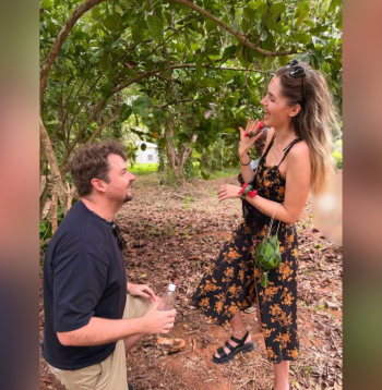 Valters Pūce un Alise Broka.