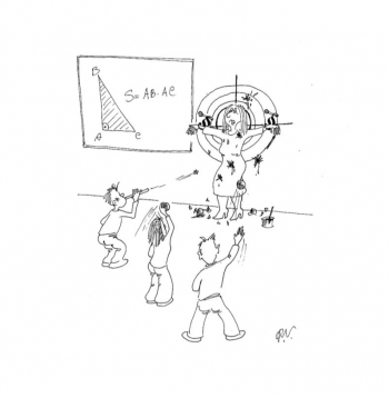 Zīmē Romans Vitkovskis. Agresijas krustugunīs!