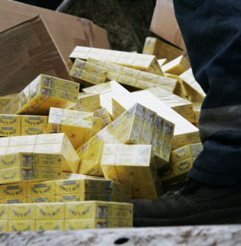 Kontrabandas cigaretes. Ilustratīvs attēls.