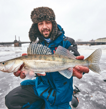 Ziemas izaicinājums — zandarts. Ziemas izaicinājums — zandarts.