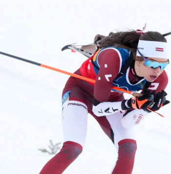 Biatloniste Estere Volfa. 