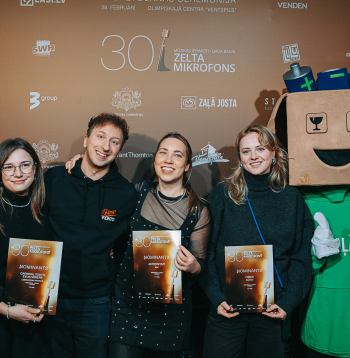 "Zelta Mikrofons 2026" radio hita pretendenti.