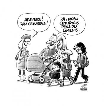Zīmē Gatis Šļūka. Ceturtais pensiju līmenis!