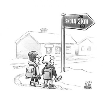 Zīmē Gatis Šļūka. Bērni nav tikai cipari "Excel" tabulā