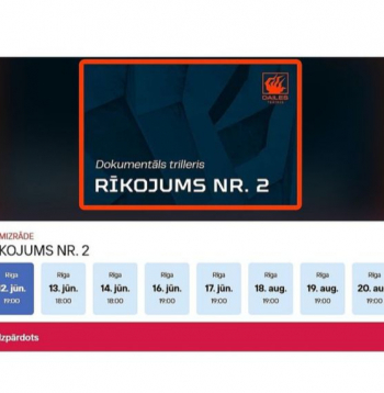 Matīsa Gricmaņa iestudējuma "Rīkojums nr. 2" pirmizrāde Dailes teātrī notiks 12. jūnijā un to rādīs arī vasarā. Matīsa Gricmaņa iestudējuma "Rīkojums nr. 2" pirmizrāde Dailes teātrī notiks 12. jūnijā un to rādīs arī vasarā.