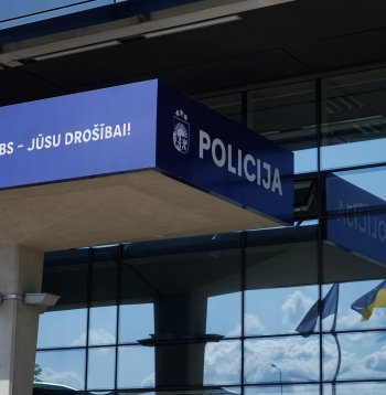 Valsts policijas centrālā ēka.