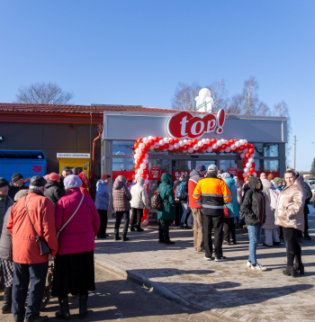 Jaunais veikals Koknesē.