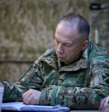Ukrainas armijas virspavēlnieks Oleksandrs Sirskis.
