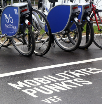 Koplietošanas velosipēdi.