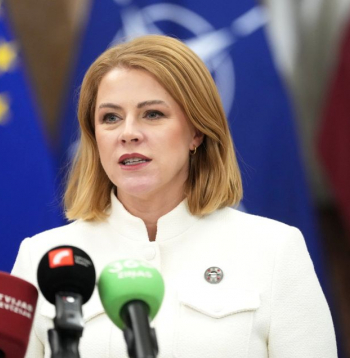 Ministru prezidente Evika Siliņa.