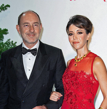  Pjērs de Golls ar sievu.