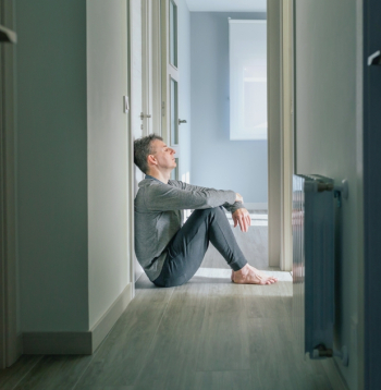 Vīrieša mentālā veselība.