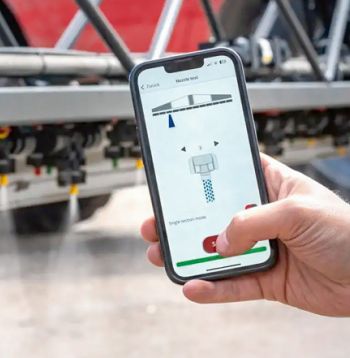 'Horsch myField' lietotne. 