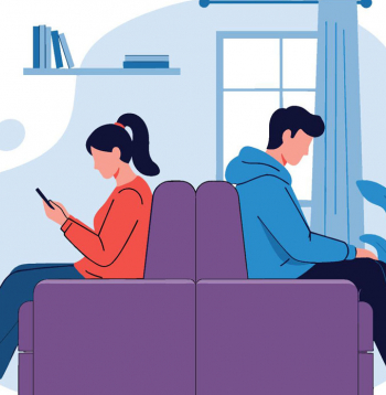 It kā kopā, bet katrs savā telefona ekrānā. Kā sociālos tīklus
izmantot tā, lai tie netraucētu attiecībām? It kā kopā, bet katrs savā telefona ekrānā. Kā sociālos tīklus
izmantot tā, lai tie netraucētu attiecībām?