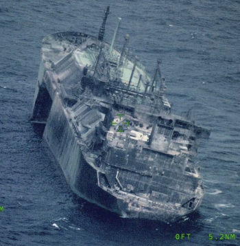 Vidusjūrā dreifējošais Krievijas tankkuģis.