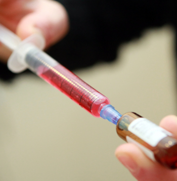 Injekcija. Ilustratīvs attēls.