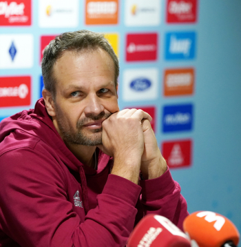 Latvijas vīriešu basketbola izlases galvenais treneris Jānis Gailītis.