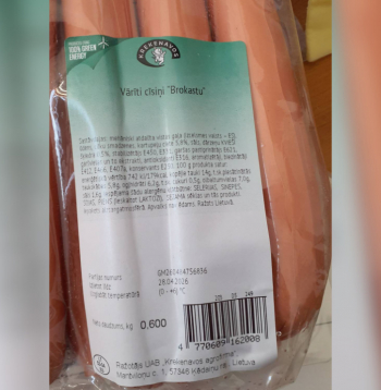 Veselībai bīstamie cīsiņi.