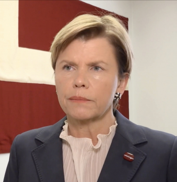 Latvijas ārlietu ministre Baiba Braže. Latvijas ārlietu ministre Baiba Braže.