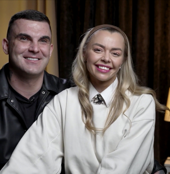 Niks Endziņš un Sindija Bokāne.